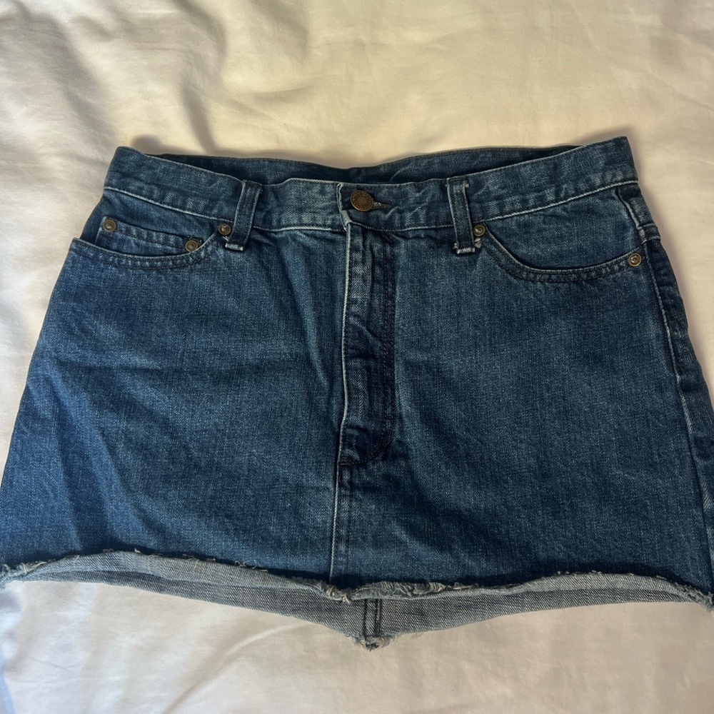 Free People Denim Mini Skirt. Size 4